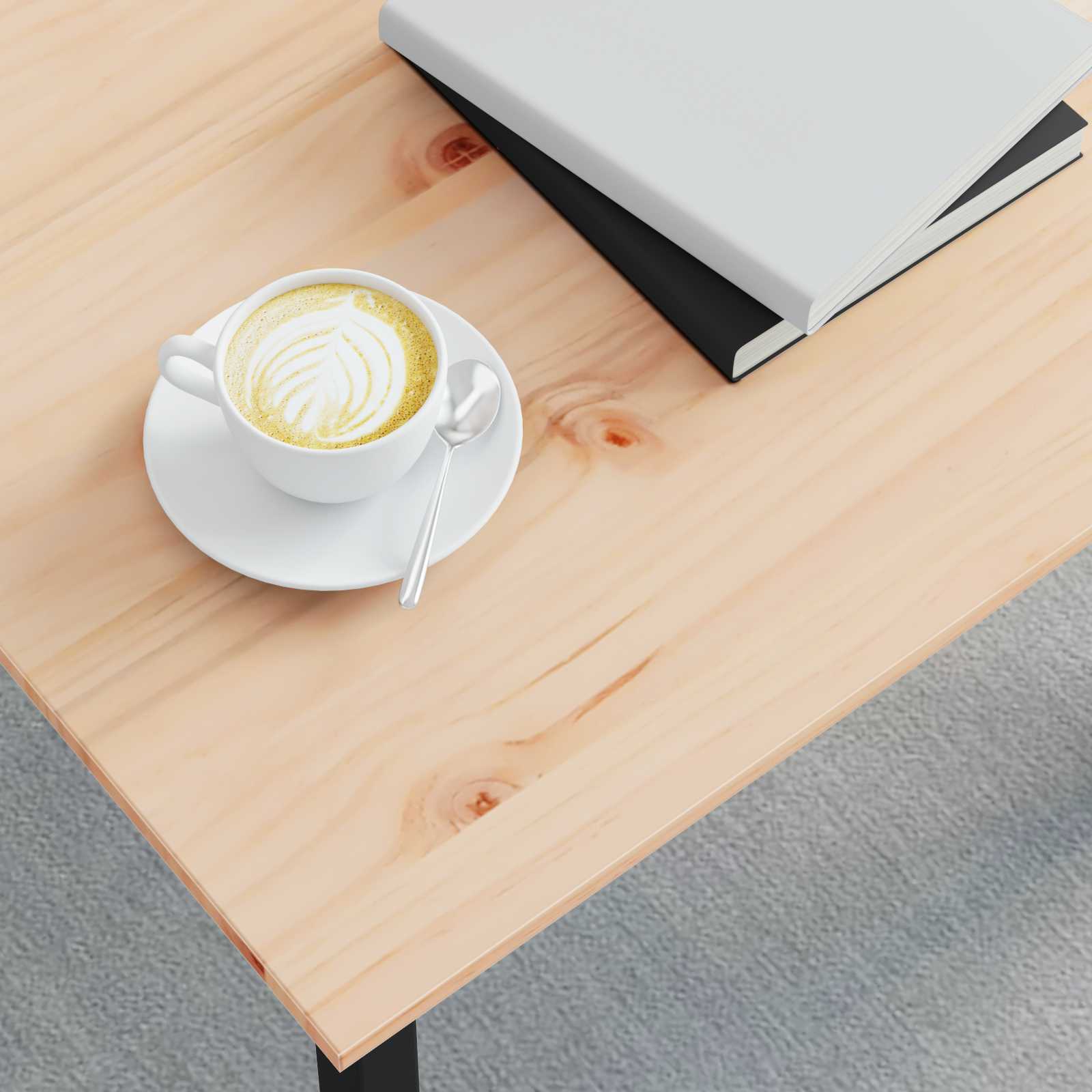 Kaffebord Naturlig 40 X 40 X 36 Cm Massiv Furu
