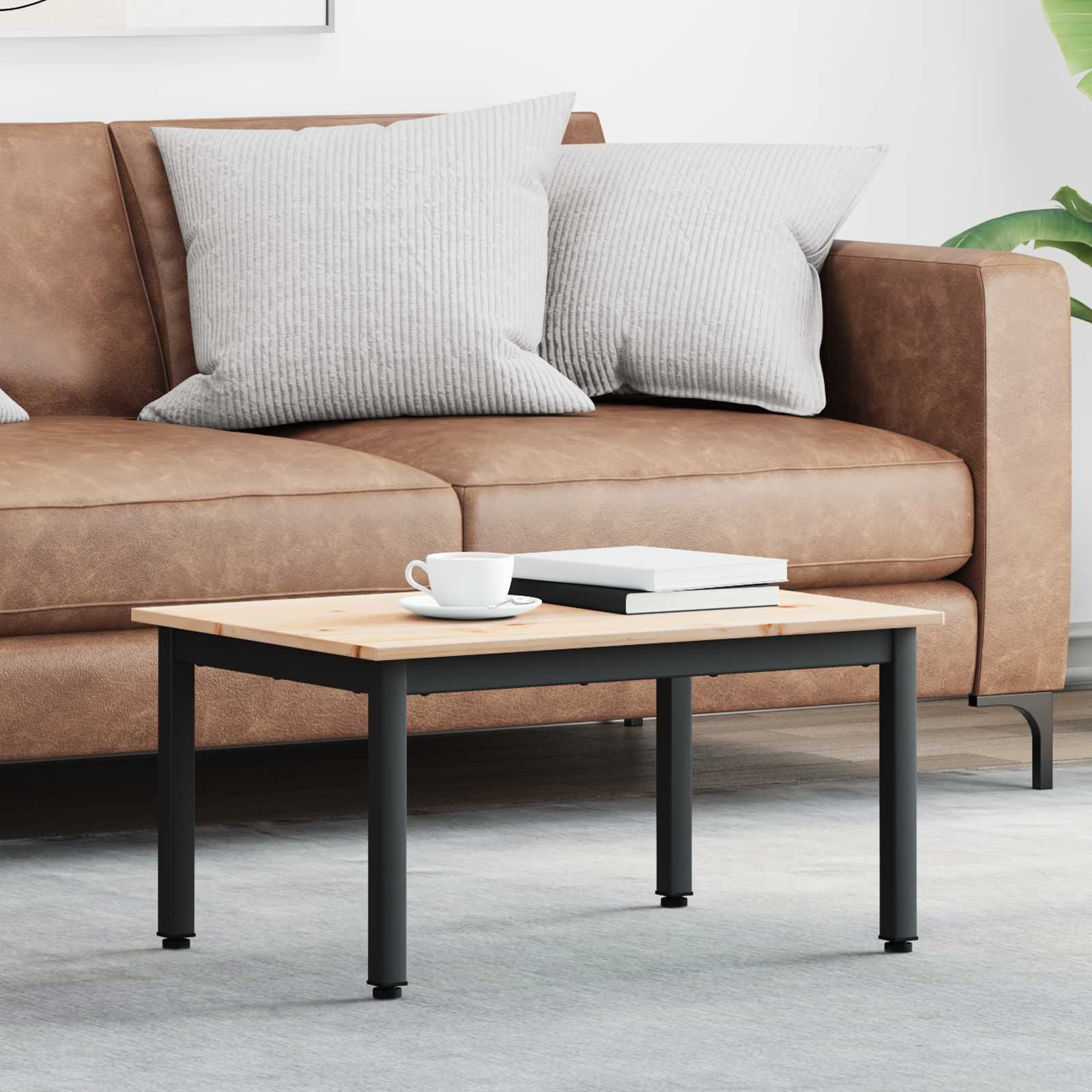 Kaffebord Naturlig 60 X 50 X 36 Cm Massiv Furu