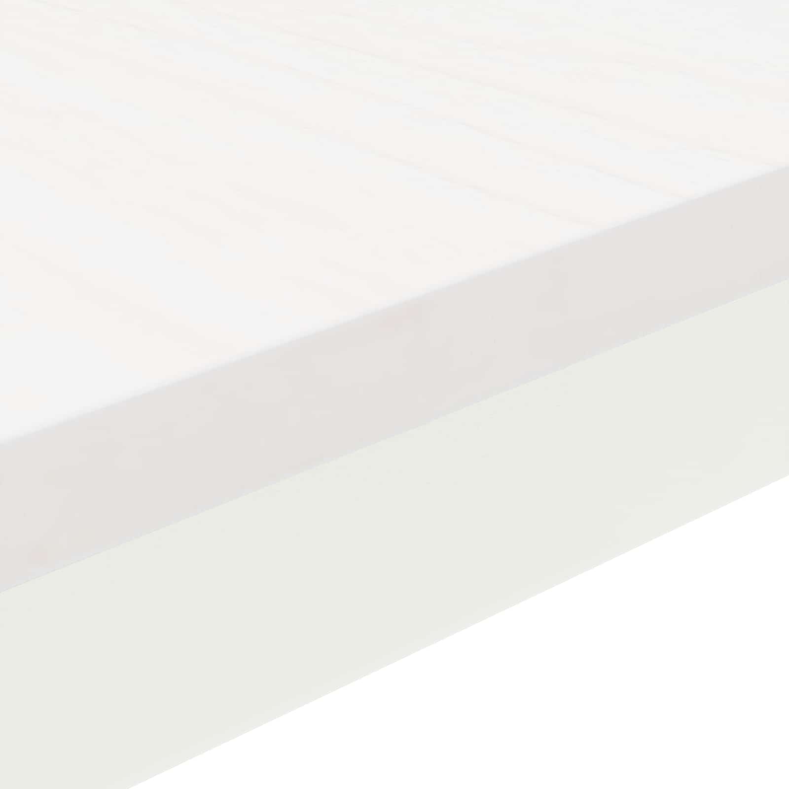 Kaffebord Hvit 100 X 50 X 45 Cm Massiv Furu