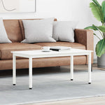 Kaffebord Hvit 100 X 50 X 45 Cm Massiv Furu