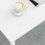 Kaffebord Hvit 100 X 50 X 45 Cm Massiv Furu