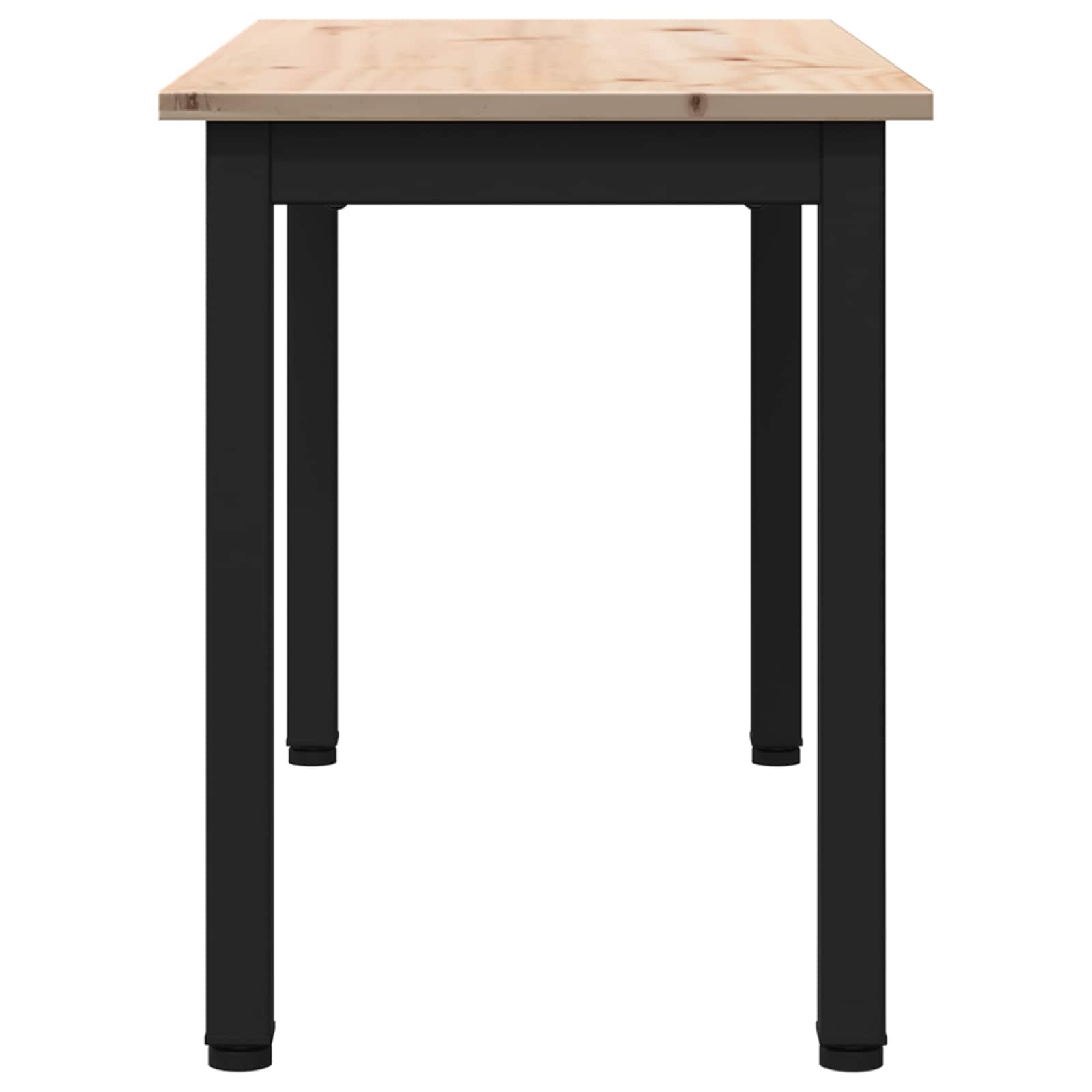 Benk Naturlig 80 X 35 X 45 Cm Massiv Furu