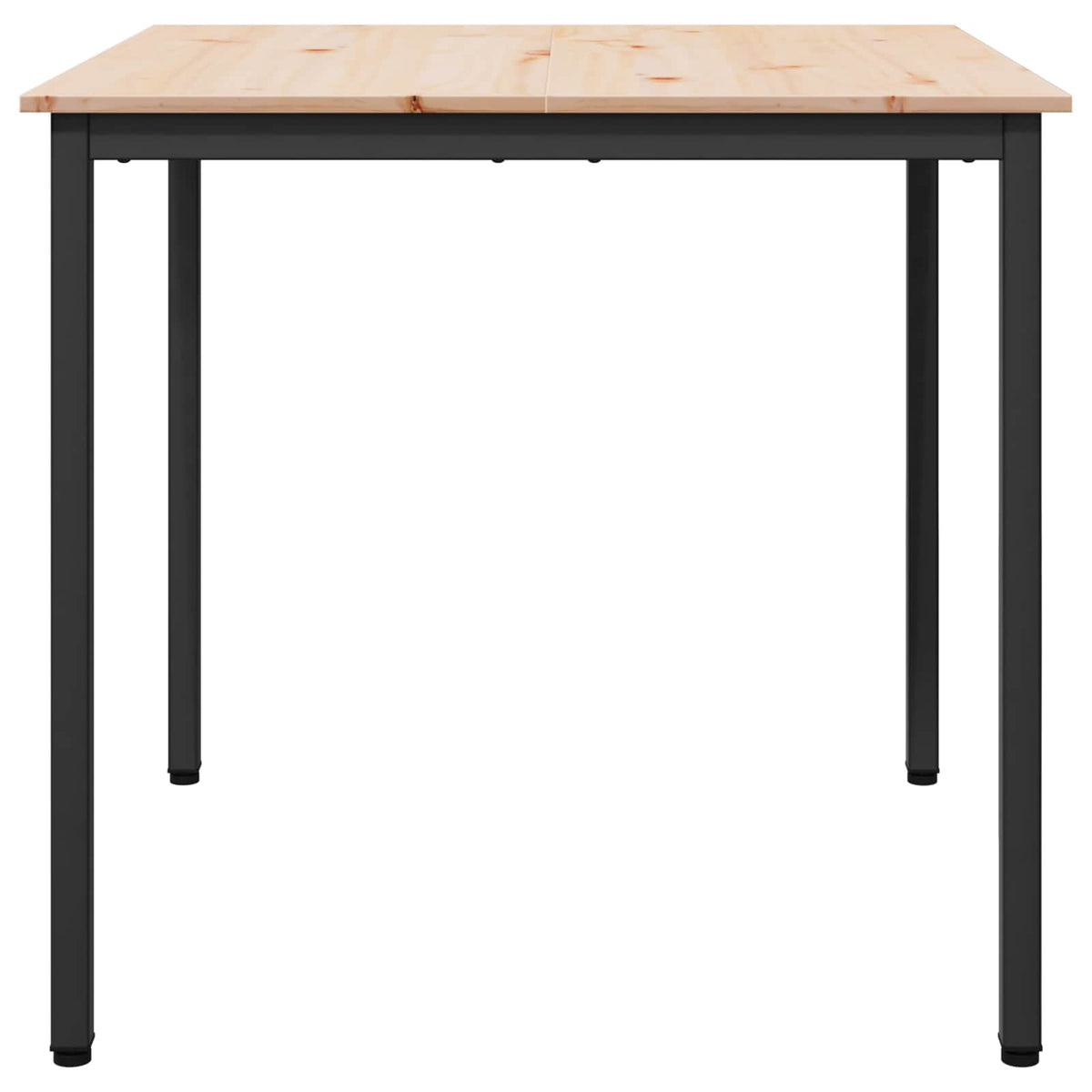 Spisebord Naturlig 80 X 80 X 75 Cm Massiv Furu