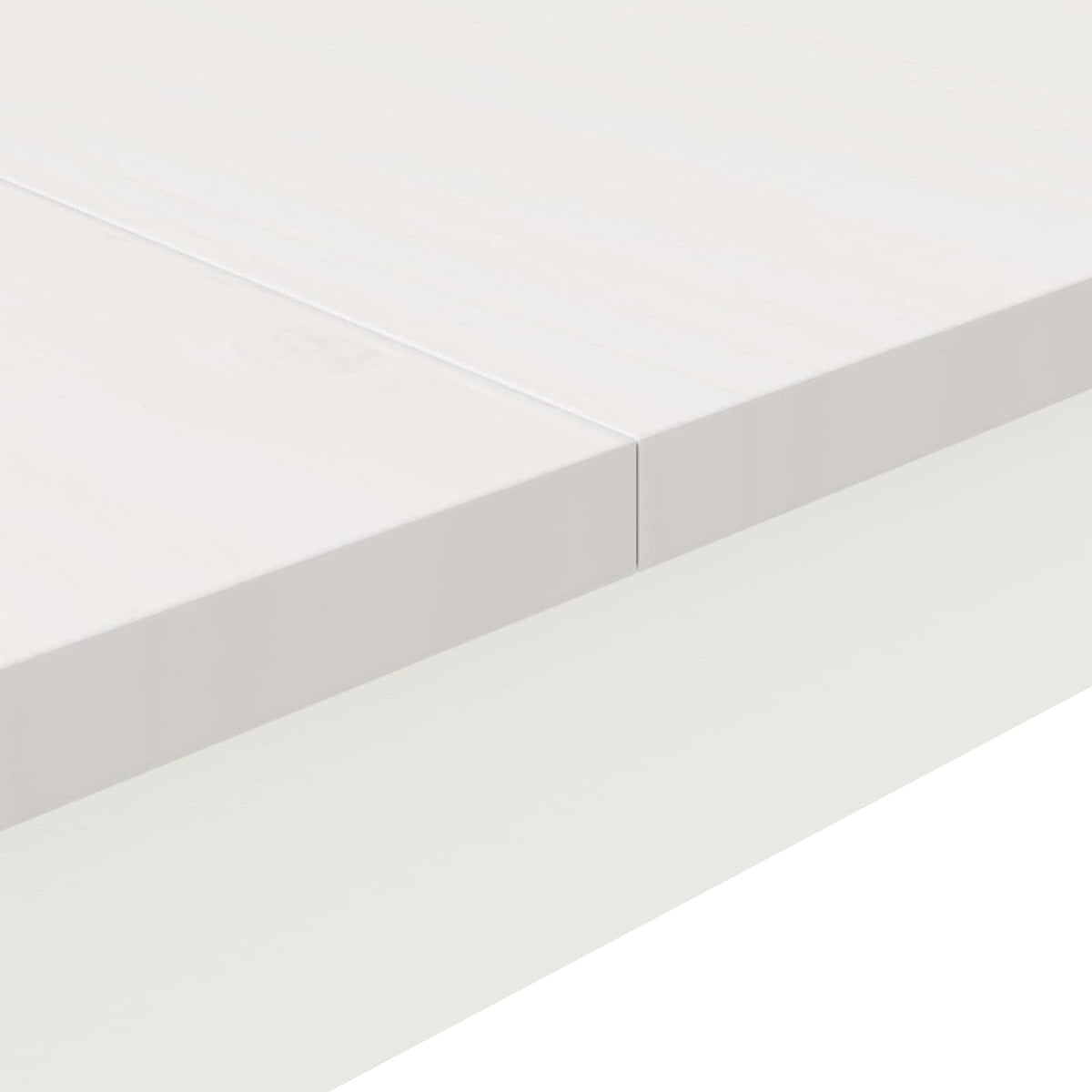 Spisebord Hvit 80 X 80 X 75 Cm Massiv Furu