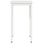 Barbord Hvit 60 X 60 X 105 Cm Massiv Furu