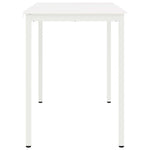 Barbord Hvit 110 X 55 X 105 Cm Massiv Furu