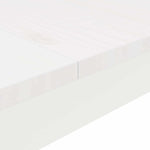 Barbord Hvit 110 X 55 X 105 Cm Massiv Furu