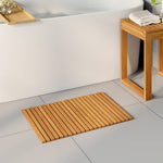 Badematte Brun 60 X 40 Cm Solid Akasietre