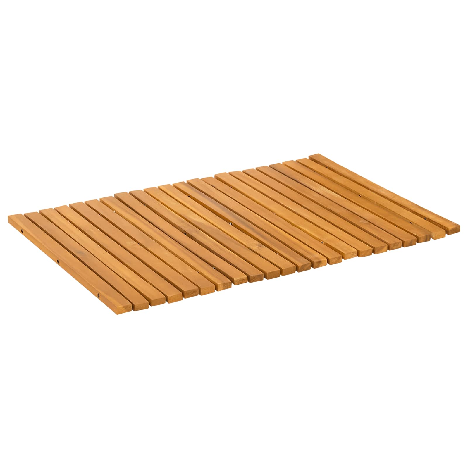 Badematte Brun 60 X 40 Cm Solid Akasietre