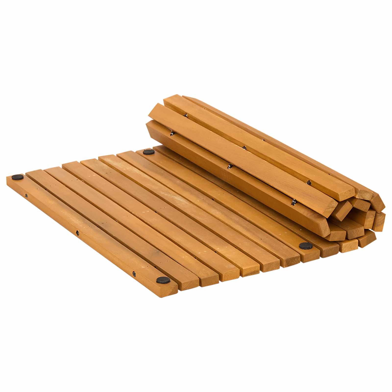 Badematte Brun 60 X 40 Cm Solid Akasietre