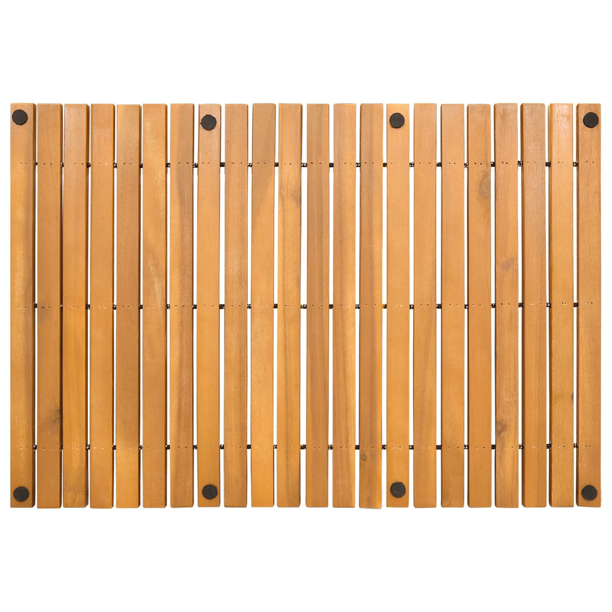 Badematte Brun 60 X 40 Cm Solid Akasietre