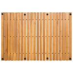 Badematte Brun 60 X 40 Cm Solid Akasietre