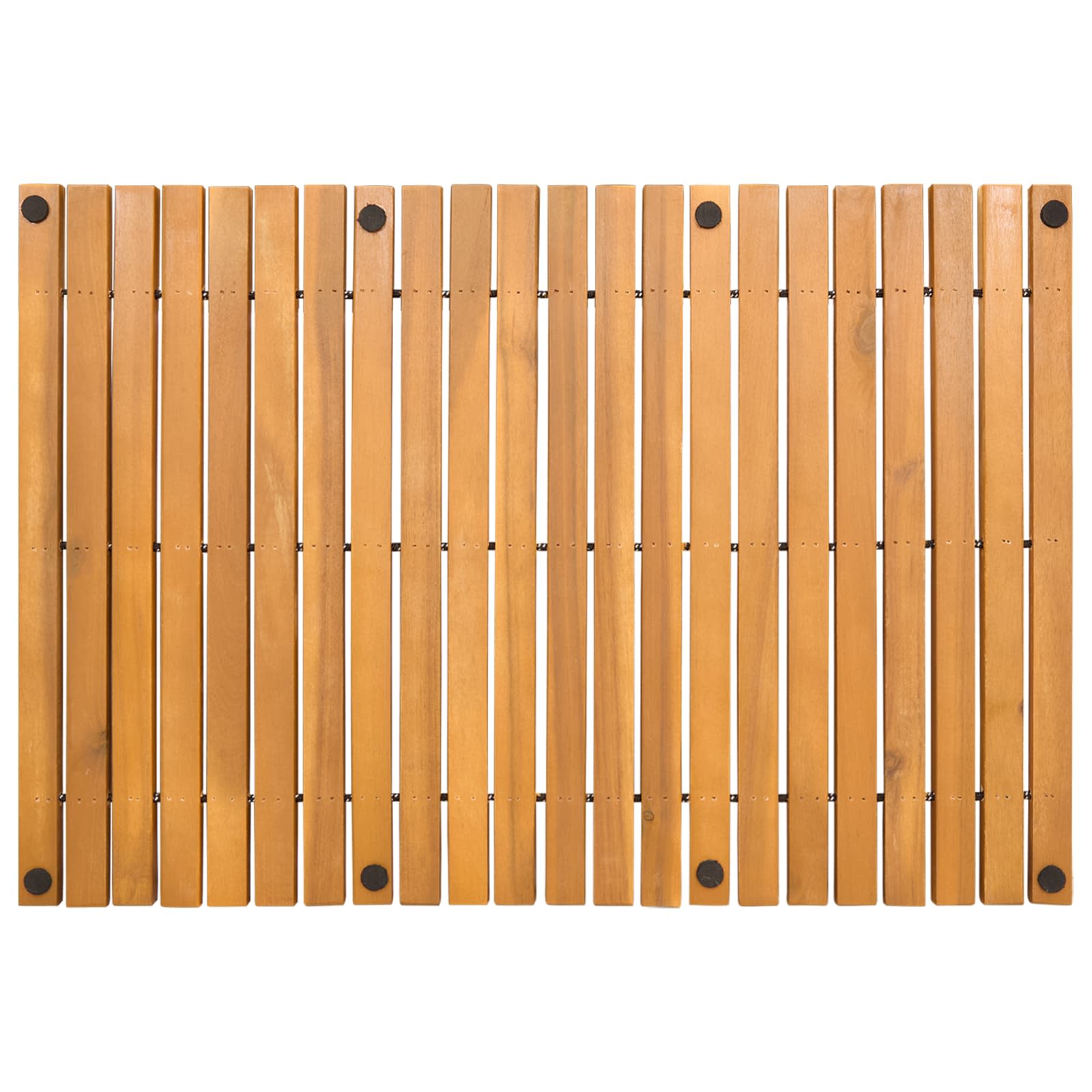 Badematte Brun 60 X 40 Cm Solid Akasietre