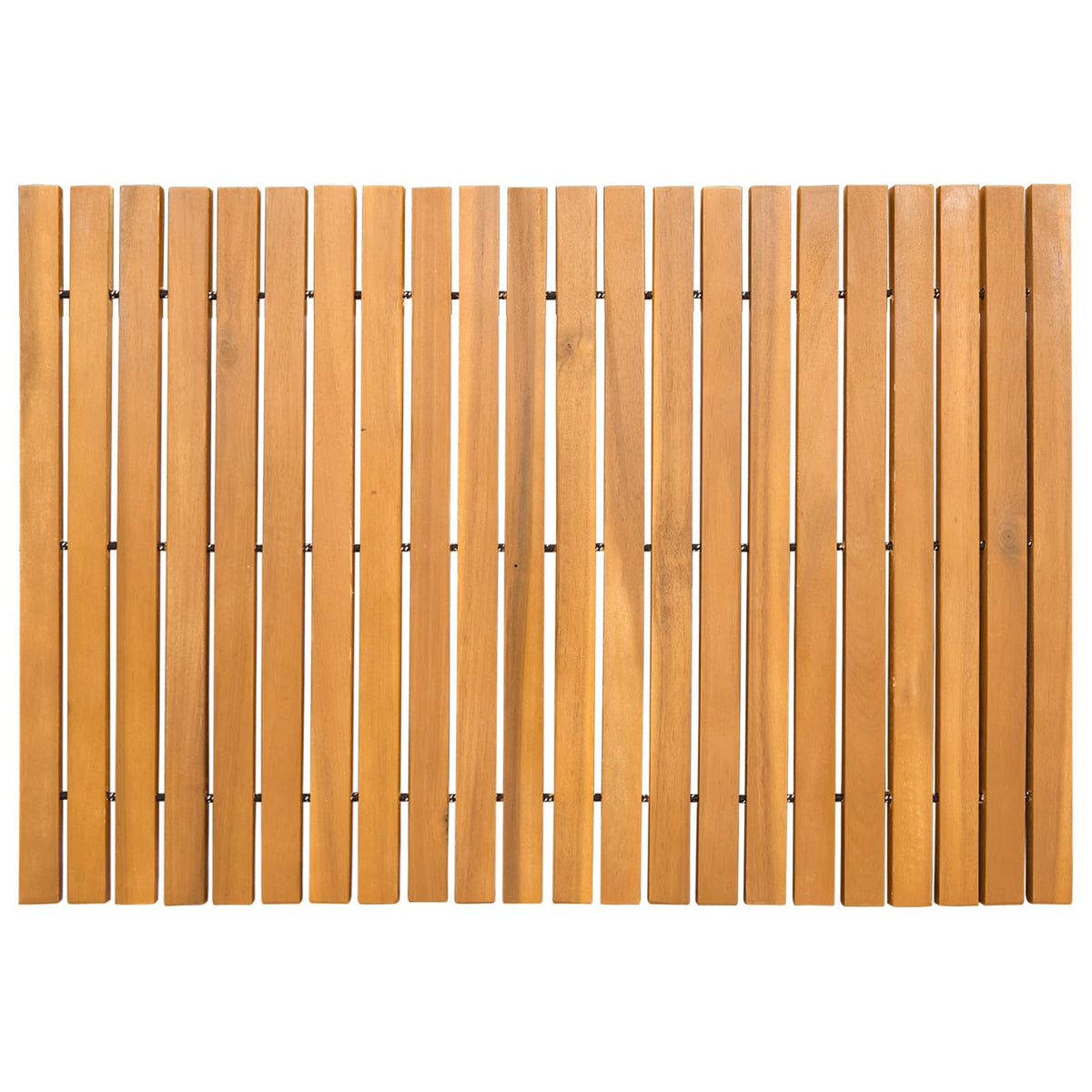 Badematte Brun 60 X 40 Cm Solid Akasietre