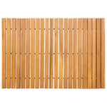 Badematte Brun 60 X 40 Cm Solid Akasietre