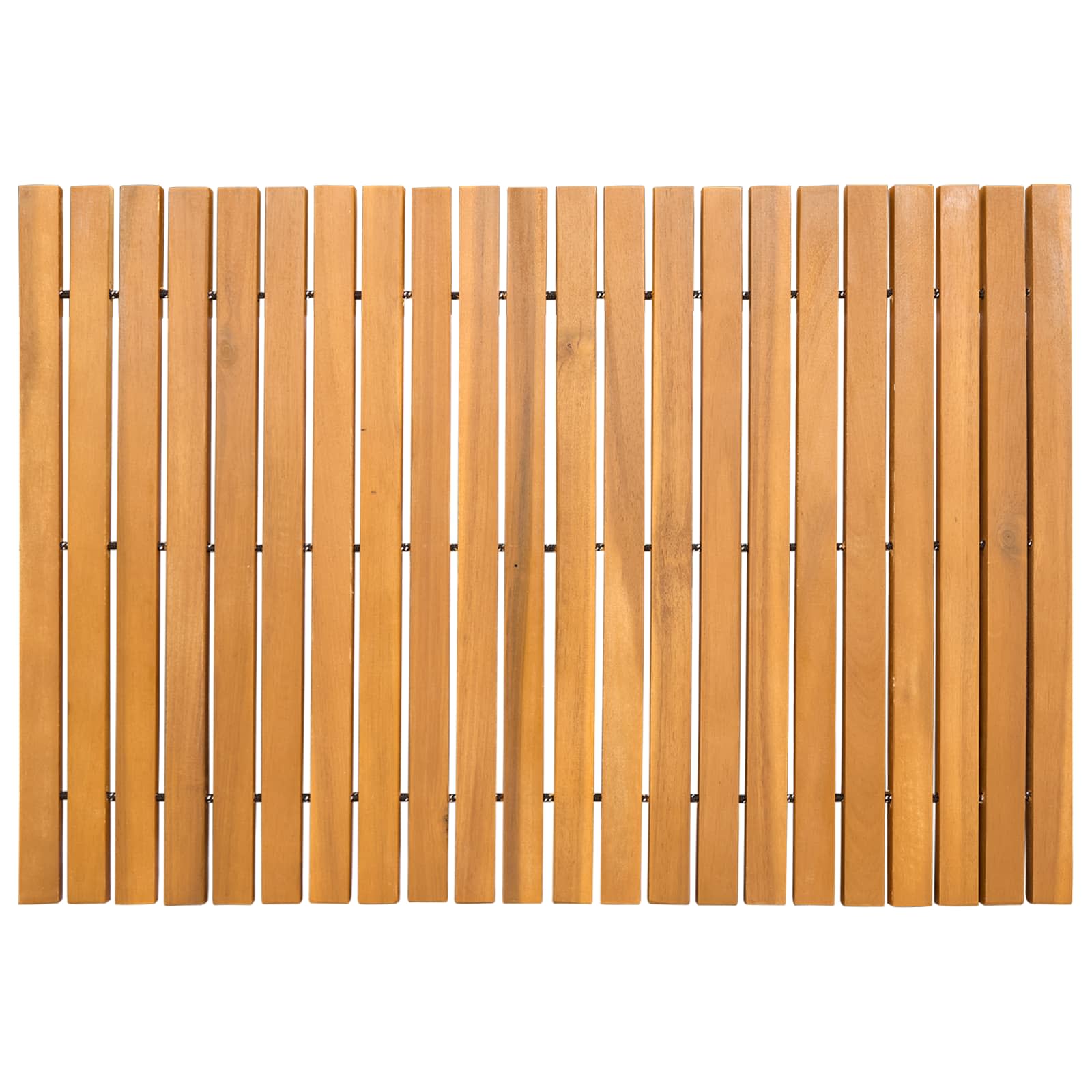 Badematte Brun 60 X 40 Cm Solid Akasietre