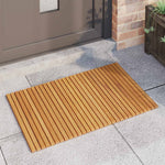 Badematte Brun 80 X 50 Cm Solid Akasietre
