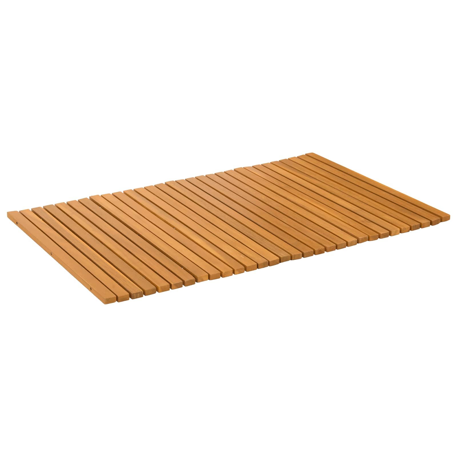 Badematte Brun 80 X 50 Cm Solid Akasietre