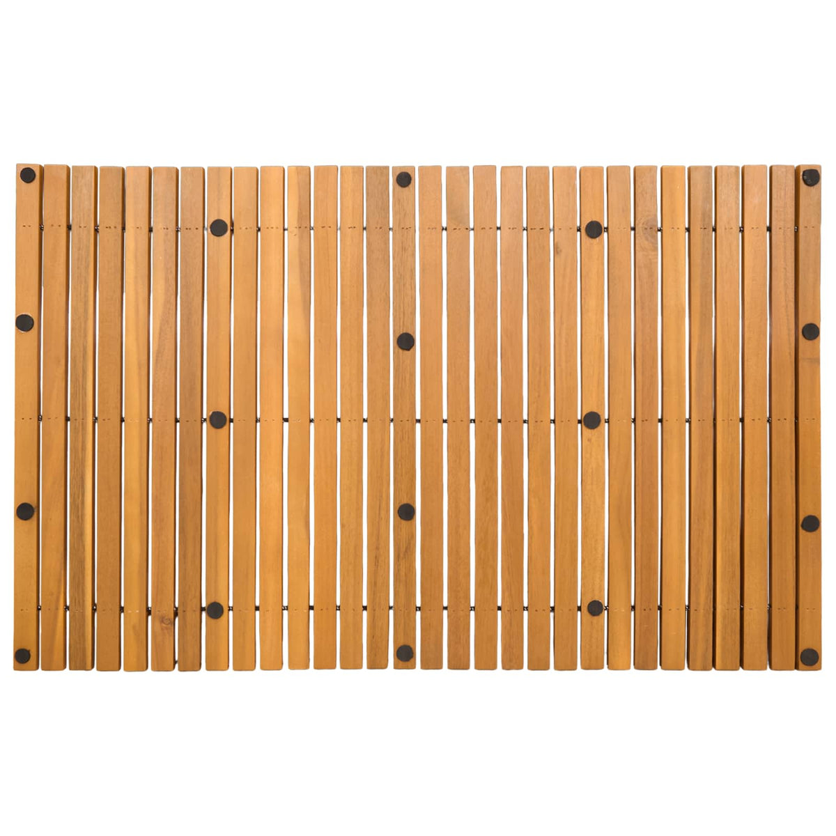 Badematte Brun 80 X 50 Cm Solid Akasietre