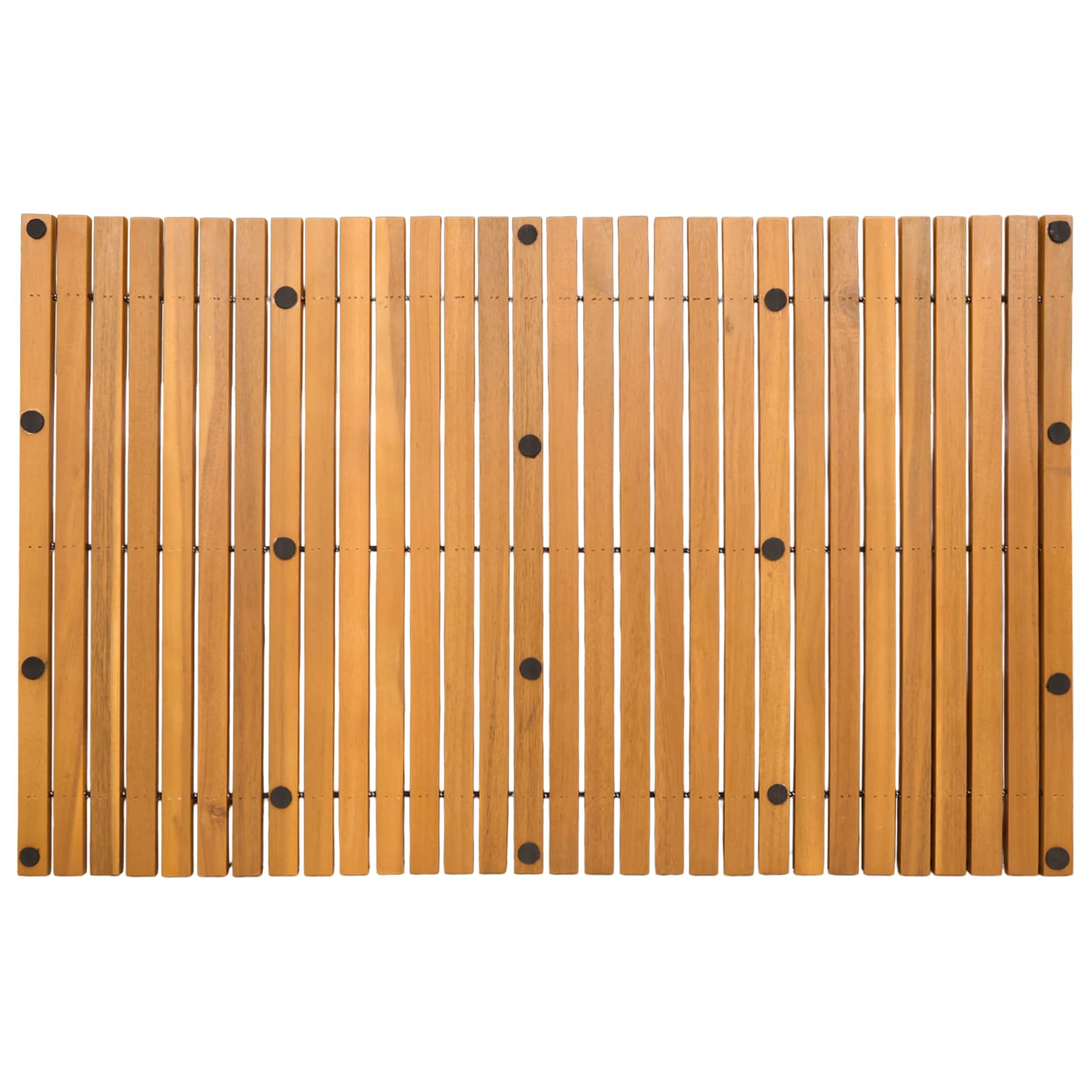 Badematte Brun 80 X 50 Cm Solid Akasietre