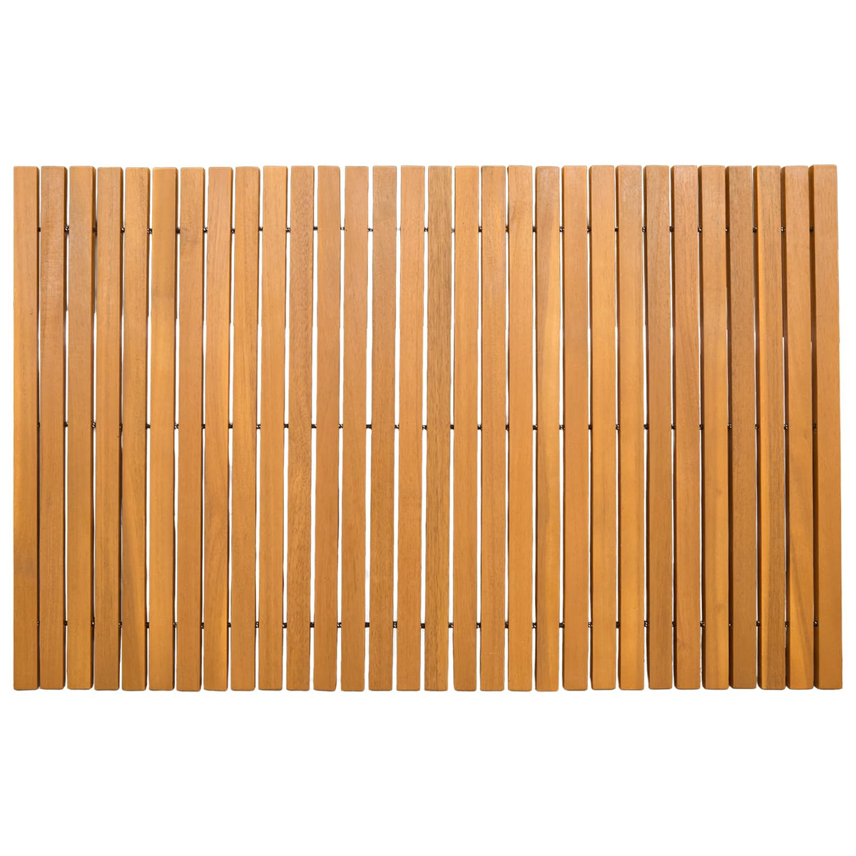 Badematte Brun 80 X 50 Cm Solid Akasietre