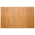 Badematte Brun 80 X 50 Cm Solid Akasietre