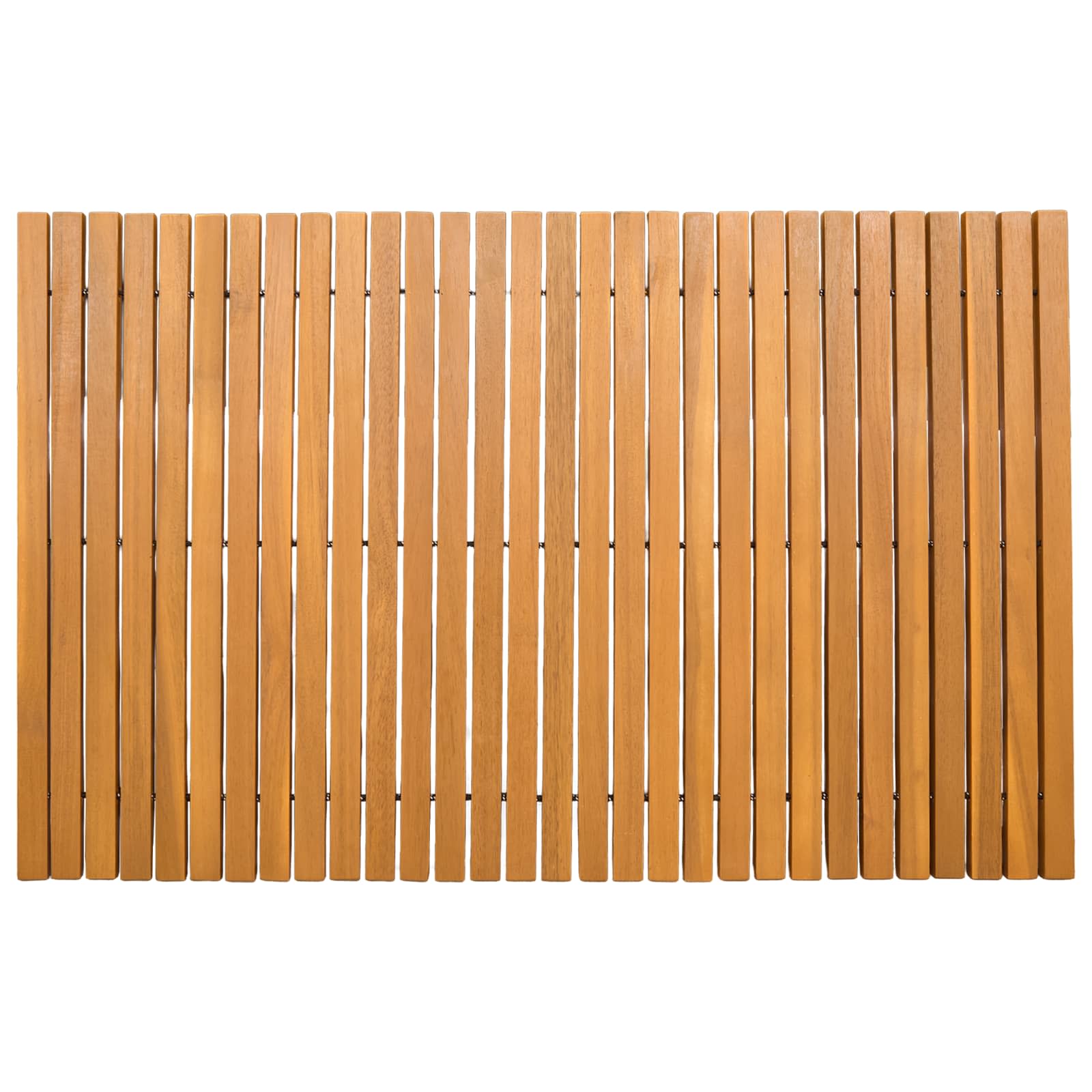 Badematte Brun 80 X 50 Cm Solid Akasietre