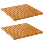 Badematte Ensfarget Brun 50 X 50 Cm Tre