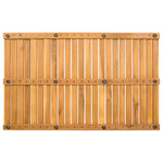 Badematte Ensfarget Brun 80 X 50 Cm Tre