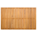 Badematte Ensfarget Brun 80 X 50 Cm Tre
