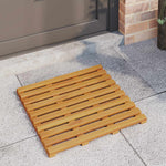 Badematte Ensfarget Brun 50 X 48 X 2,5 Cm Tre
