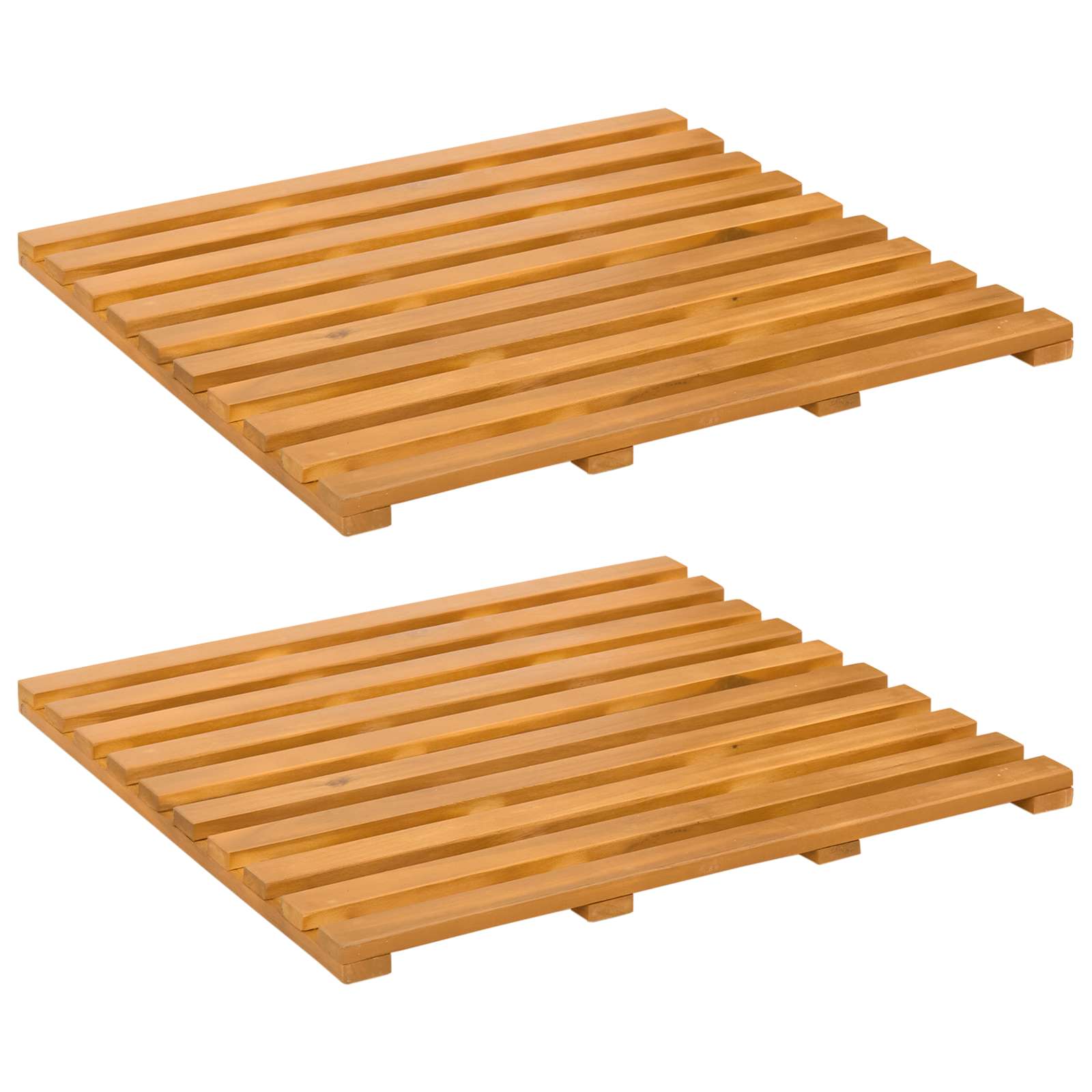 Badematte Ensfarget Brun 50 X 48 X 2,5 Cm Tre