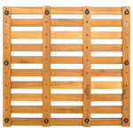 Badematte Ensfarget Brun 50 X 48 X 2,5 Cm Tre