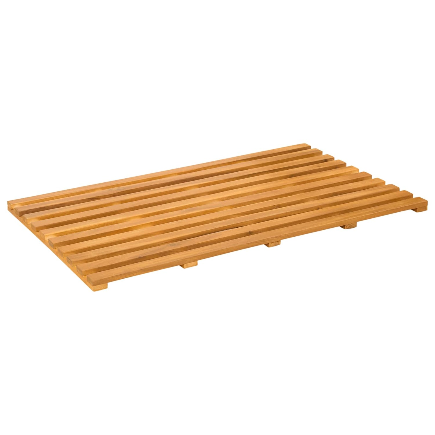 Badematte Ensfarget Brun 80 X 48 X 2,5 Cm Tre