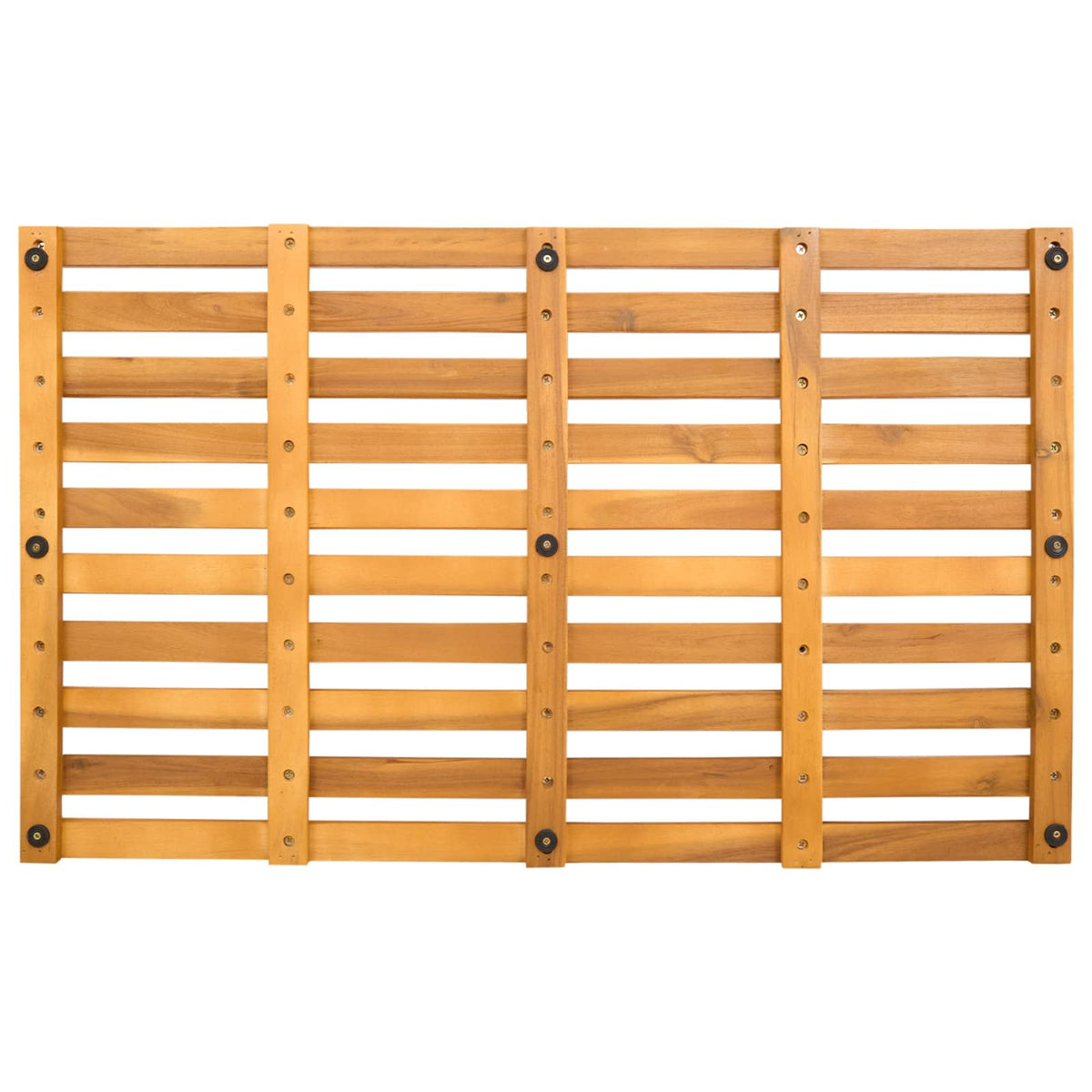 Badematte Ensfarget Brun 80 X 48 X 2,5 Cm Tre