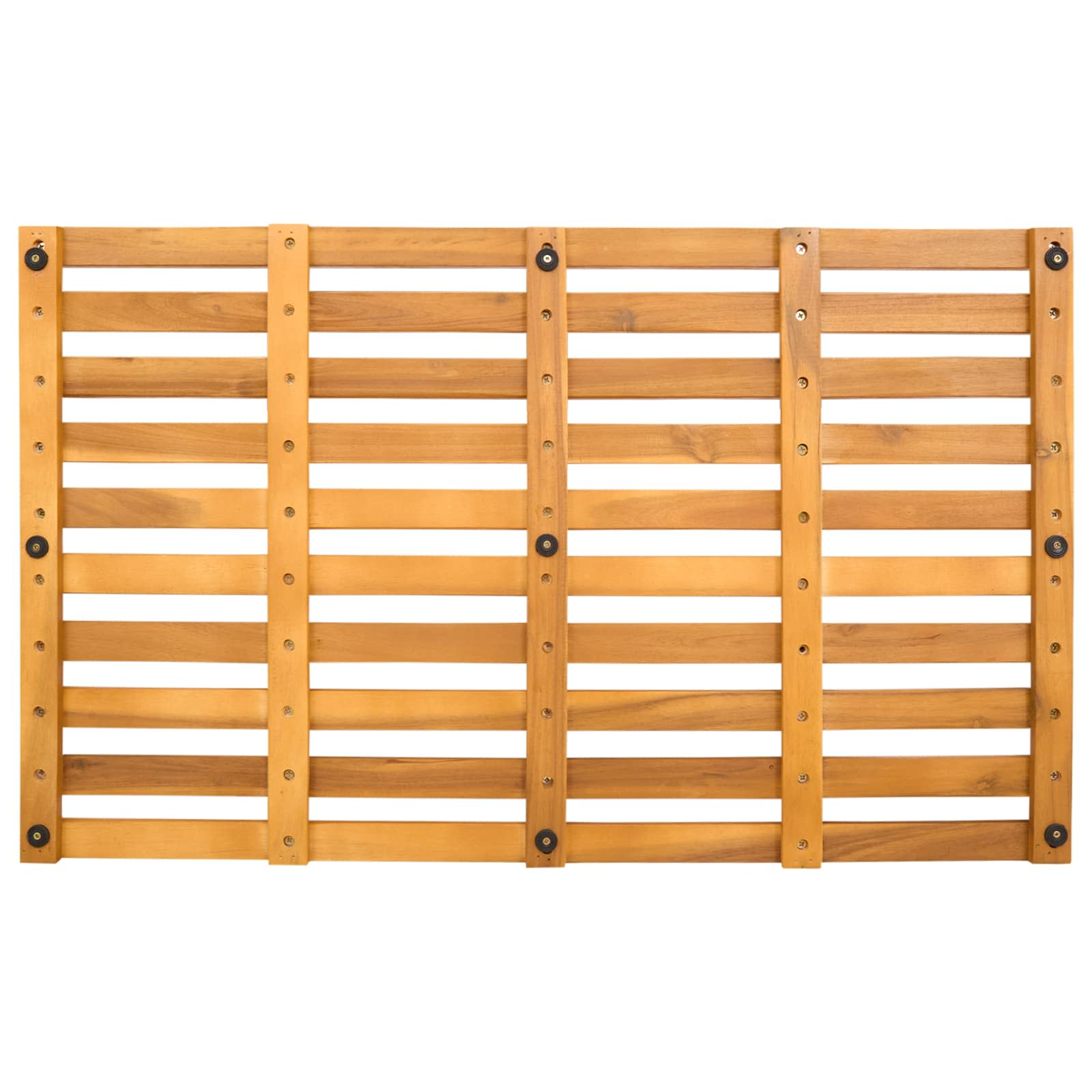 Badematte Ensfarget Brun 80 X 48 X 2,5 Cm Tre