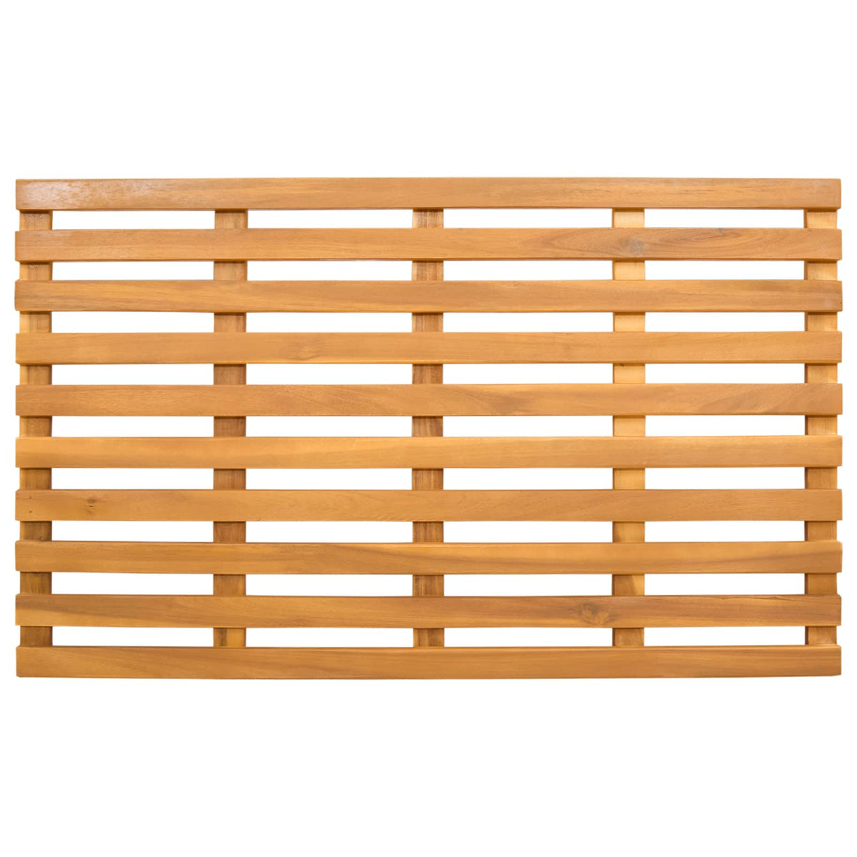 Badematte Ensfarget Brun 80 X 48 X 2,5 Cm Tre