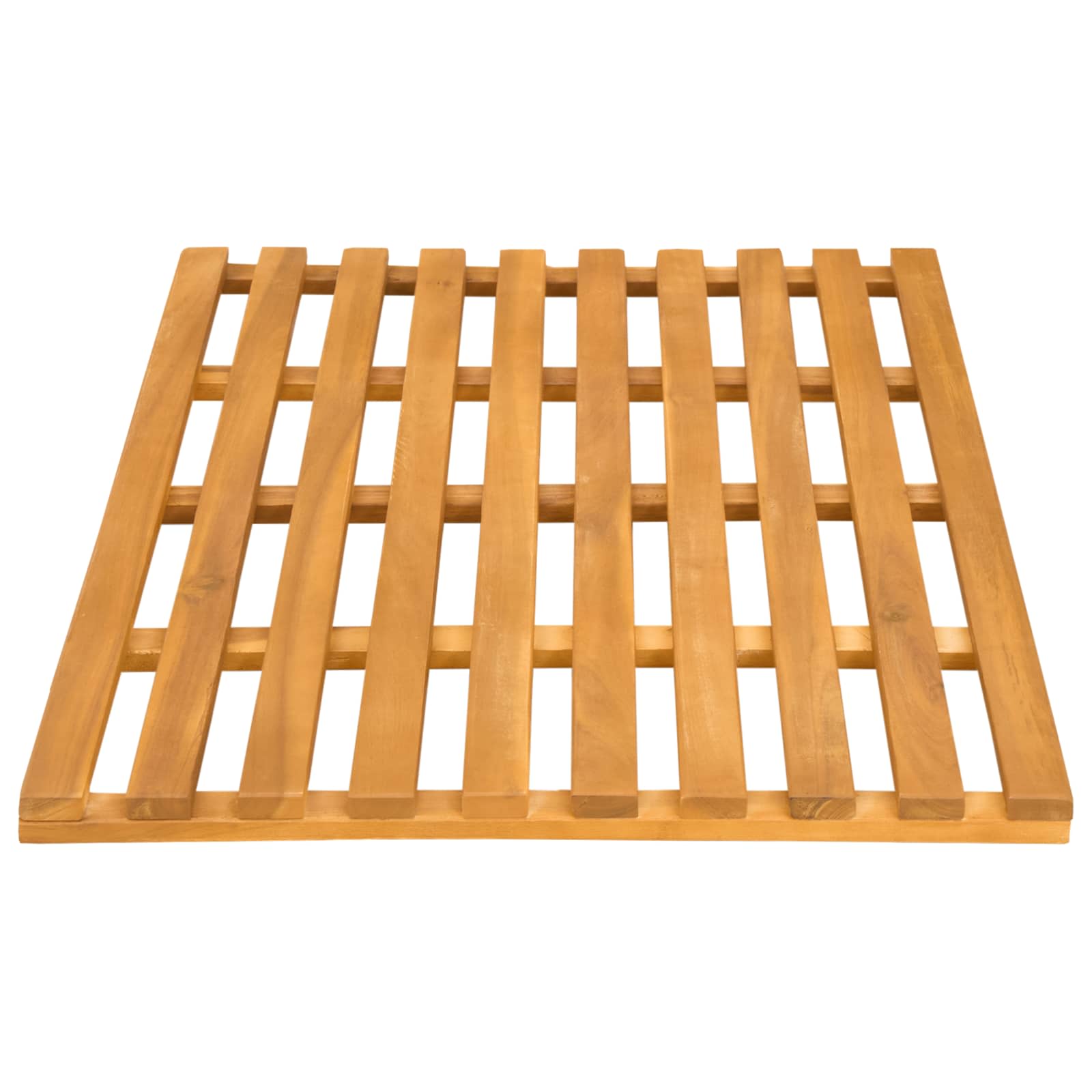 Badematte Ensfarget Brun 80 X 48 X 2,5 Cm Tre