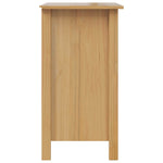 Nattbordskap Med Skuff Honning Brun 46 X 35 X 65 Cm Massiv Furu