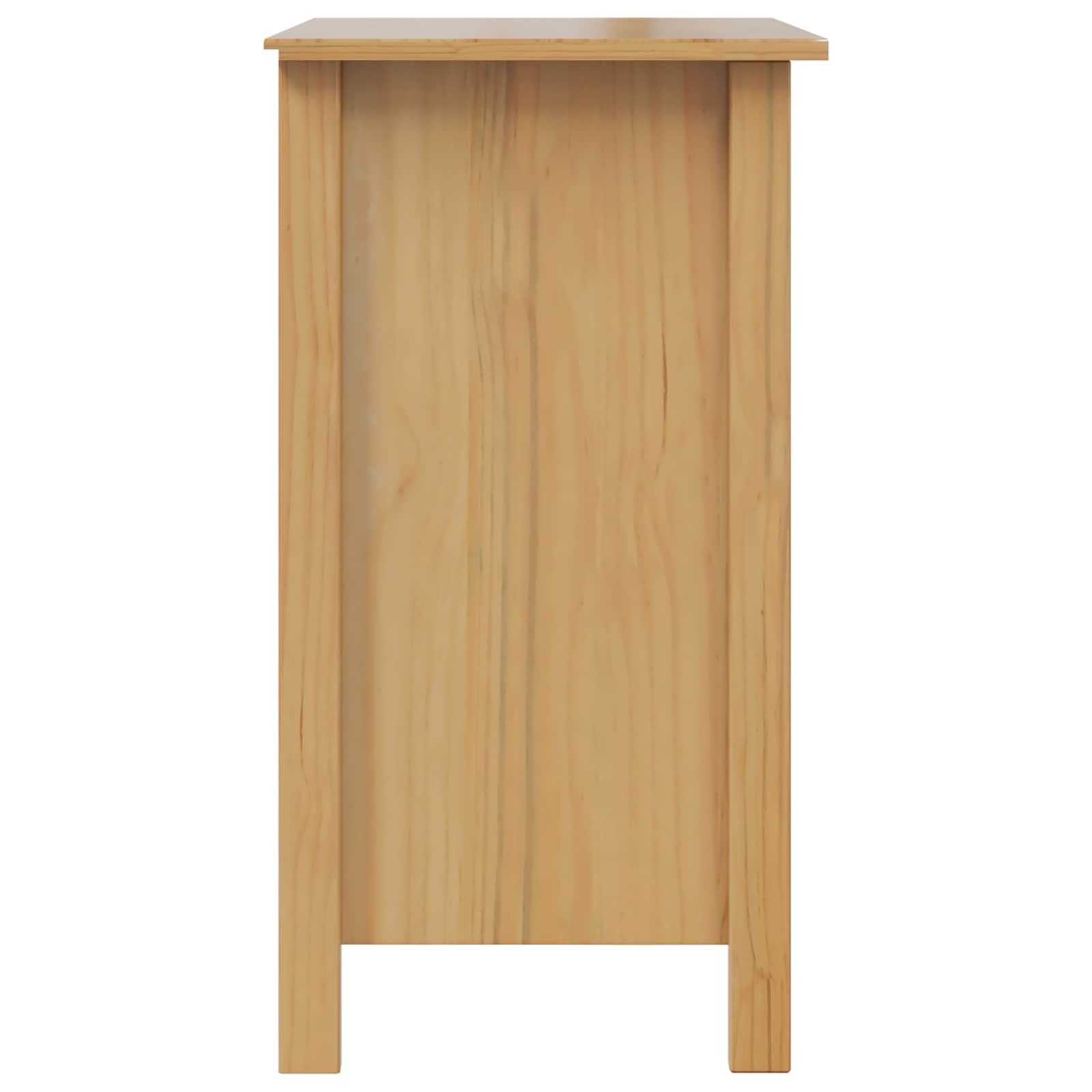 Nattbordskap Med Skuff Honning Brun 46 X 35 X 65 Cm Massiv Furu
