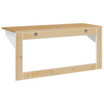 Kleshenger Hill Hvit Og Honningbrun 90 X 35 X 41.5 Cm