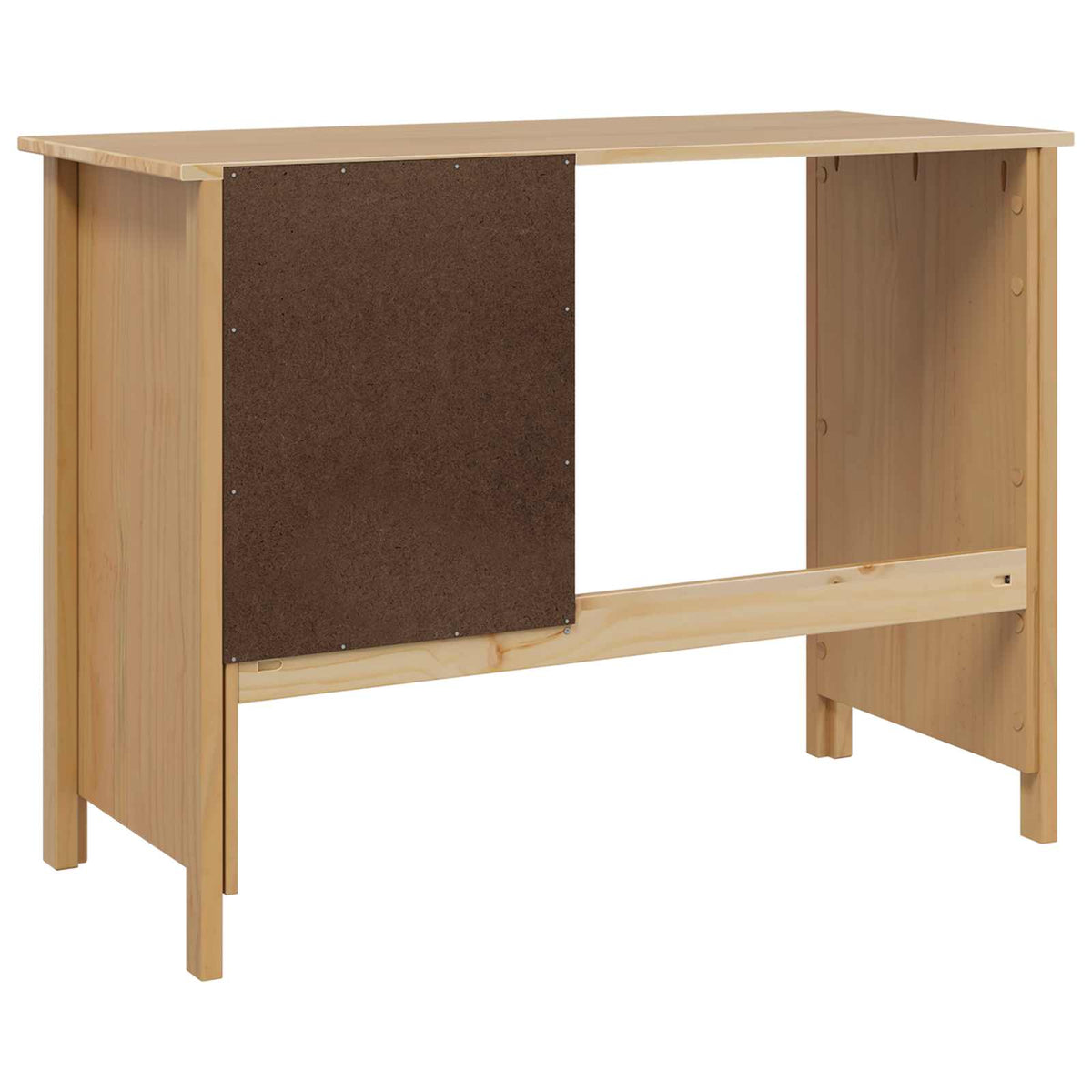 Bord Med Skuffer Honning Brun 100 X 45 X 74 Cm Massiv Furu