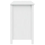 Bord Med Skuffer Med Skuff Hvit 100 X 45 X 74 Cm Massiv Furu