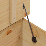 Kaffebord Honning Brun 79.5 X 79.5 X 49 Cm Massiv Furu