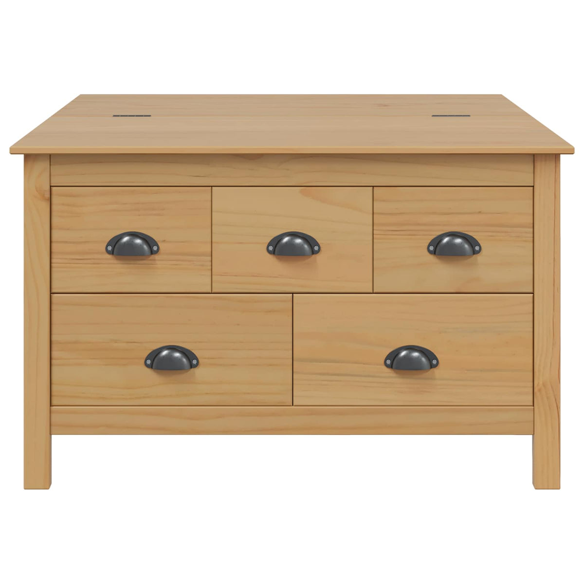 Kaffebord Honning Brun 79.5 X 79.5 X 49 Cm Massiv Furu
