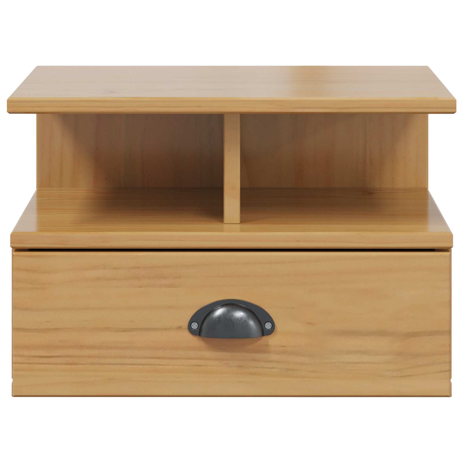 Nattbordskap Med Skuff Honning Brun 40 X 31 X 27 Cm Massiv Furu