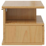 Nattbordskap Med Skuff Honning Brun 40 X 31 X 27 Cm Massiv Furu