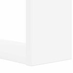 Bokhylle Hvit 52 X 25 X 71,5 Cm Konstruert Tre