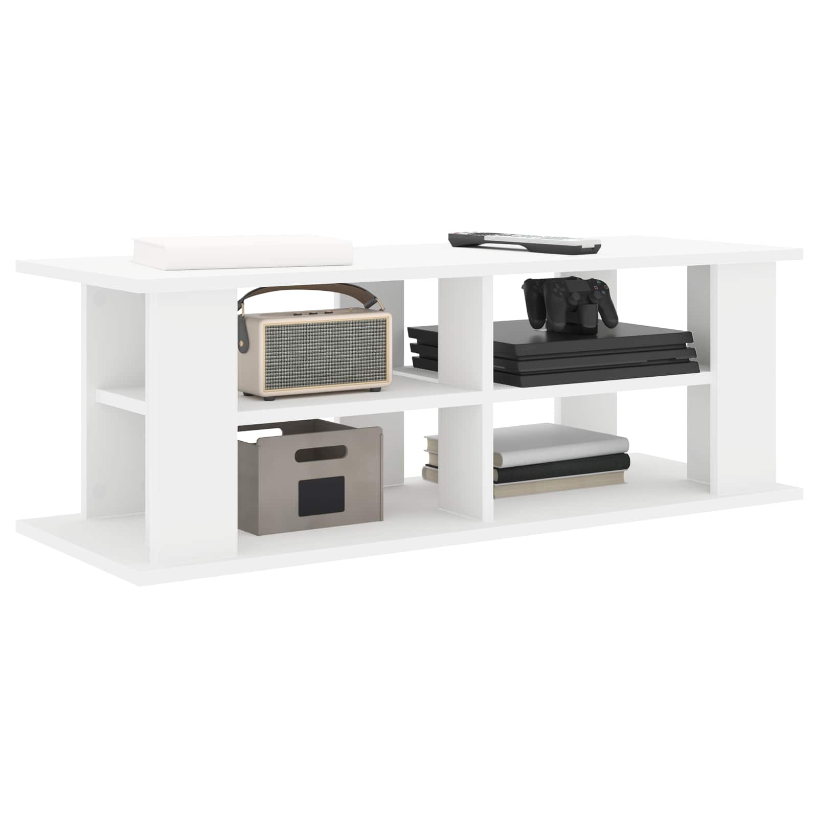 Tv-Stativ Hvit 96 X 35 X 33,5 Cm