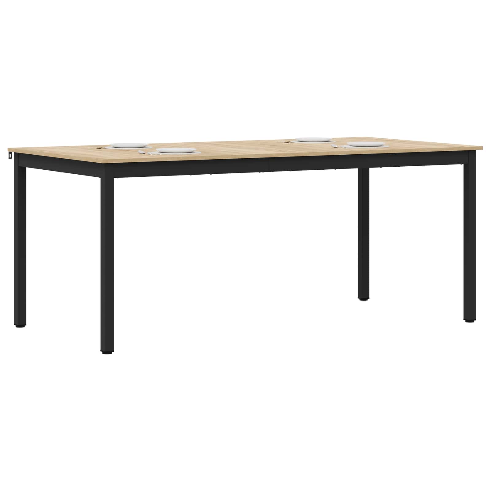 Spisebord 2 Pcs 180 X 90 X 75 Cm Konstruert Tre